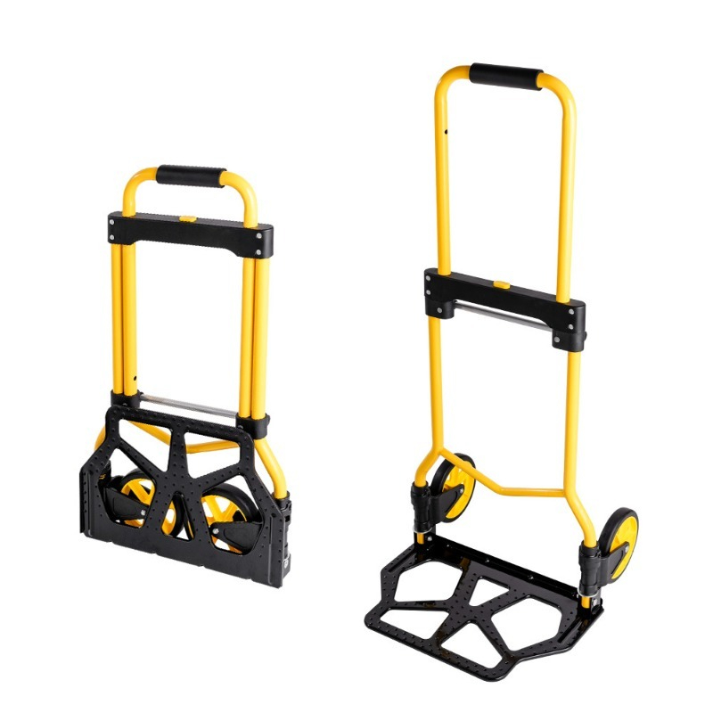 Pull Cart Fold - Opvouwbare steekwagen, draagbaar, lichtgewicht trekwagen voor
