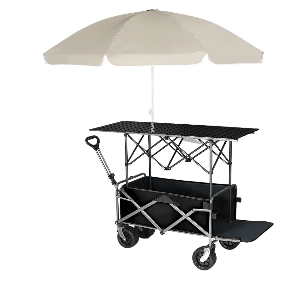 Vouwwagen, parasol, opklaptafe - Pull Cart Fold recensie en prijs